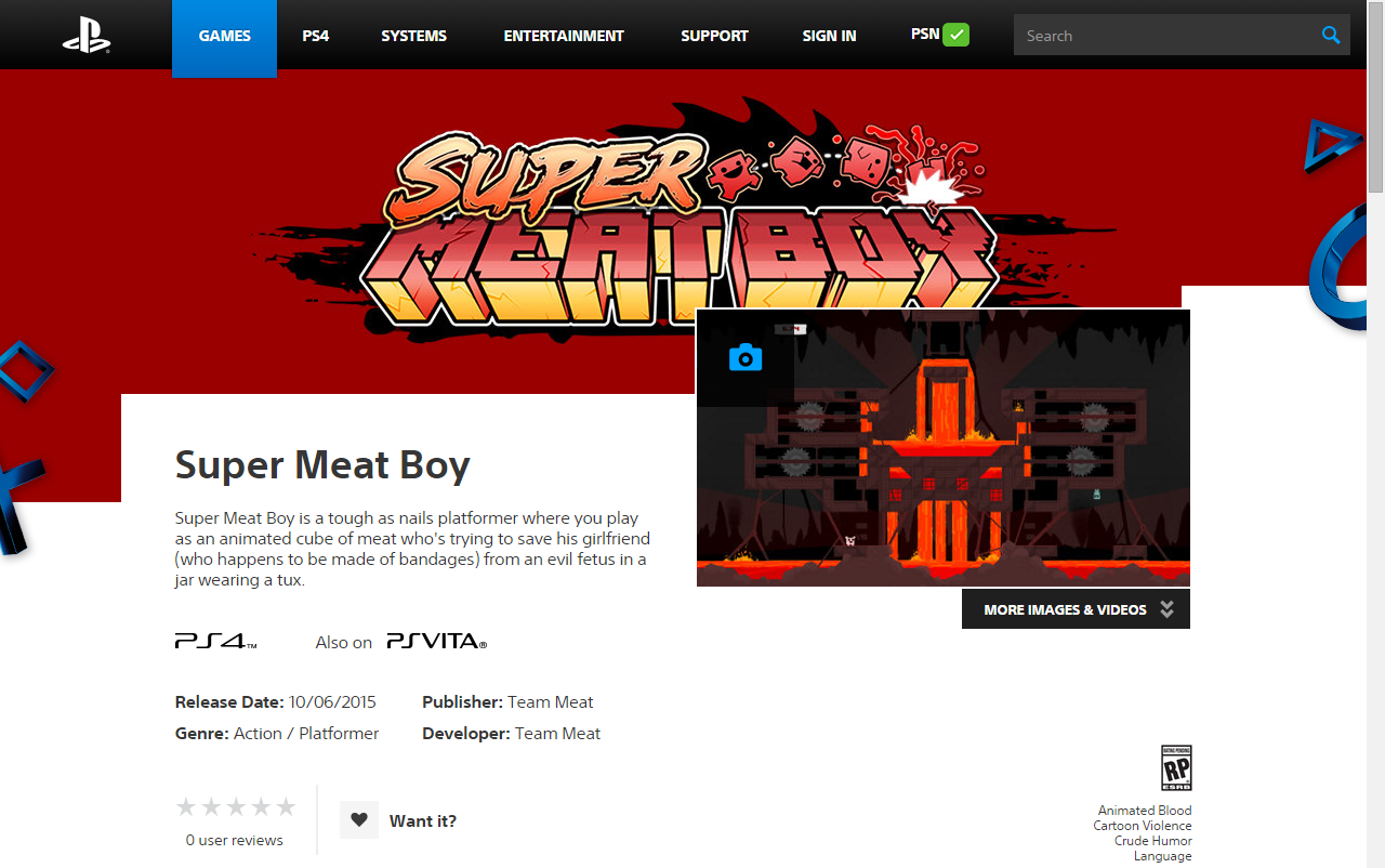 super meat boy ps4 music